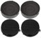 SPARES2GO Filtres à charbon compatibles avec les hottes aspirantes Falmec (170 mm, lot de 4)