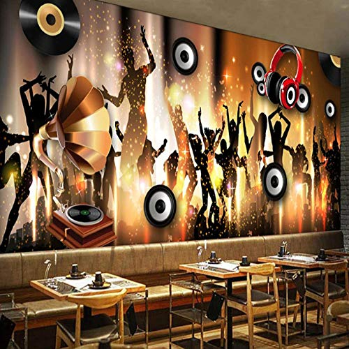Fototapete Vlies Wand Tapete Disco-Tanzmenge 150X100cm Vlies Wand Tapete Wohnzimmer Schlafzimmer Büro Flur Dekoration Wandbilder Moderne Wanddeko