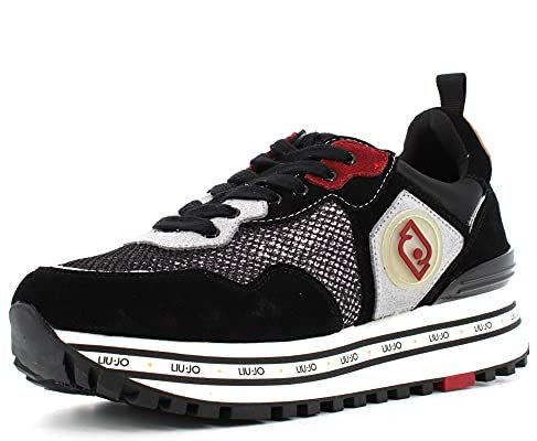 Liu Jo Ljwmx, Scarpe da Ginnastica Donna, Nero, 37 EU