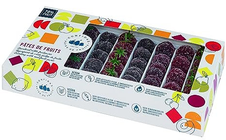 gelees alla frutta, Pasta di frutta 1 Kg, aromi di frutta rossa (Fragola, Lampone, Ciliegia, Ribes nero), senza glutine, senza conservanti, senza coloranti e senza aromi artificiali.