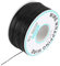 Cavo a trefolo singolo 30AWG 0,25 mm Cavo a trefolo unipolare avvolto Cavo nero da 250 metri
