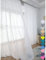 LONGTAI Durchsichtige Fenstervorhänge, 330 cm lang, 2 Paneele, transparente Vorhänge, einfache Stangentasche, Panel, 160 cm, 183 cm, 244 cm, 274 cm, 274 cm, 274 cm, 274 cm, für Schlafzimmer, Kinder,