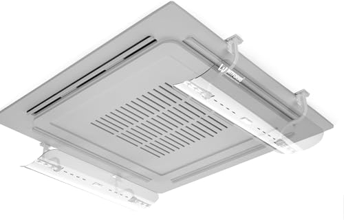 WITFORMS /CASSETTE - Deflector de aire de CA ajustable adecuado para salidas de aire acondicionado de cassette. Mejora la circulación de refrigeración y calefacción