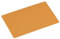BOROCO Packung mit 50 blanko Visitenkarten, lasergravierte Visitenkarten, 0,4 mm Aluminium, glatt, Geschäftsbesuch, Namenskarten, runde Ecke(Orange)