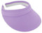 fiebig Visor | Schattenspender für das Gesicht | Clipvisor in One Size | In vielen Farben aus 100% Baumwolle | Sommerkappe mit Frotteeband Innenfutter | Sonnenschutz Schirmcap (Flieder)