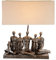 Casablanca Deko Lampe Tischlampe - Lampenschirm beige - Höhe 55 cm