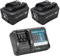 2PCS 4.0Ah 4000mAh 12V Battery BL1041B and Charger DC10WD Compatible with Makita 12V BL1015 BL1016 BL1021B BL1041B, for Charger DC10WD / DC10SB / DC10WC Li-ion