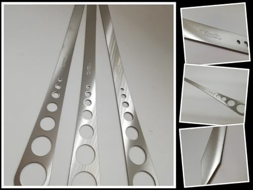 KOCH #89 Grillspieß Premium Set 3 Stück - XXL 64,5cm, 200g / Stück! HochwertigerV2A Edelstahl - Steckerlfisch/Fleischspieß/Adana/Schampura/Schaschlik/Kebab/Stockbrot