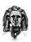 Medusa-Ring für Männer, griechische Mythologie Medusa Schlangenring, Edelstahl nordischen Wikinger Medusa Kopf Ring, Jahrgang Medusa Schlange Totem Amulett Ring, Punk Medusa Schmuck Geschenk (18.9)