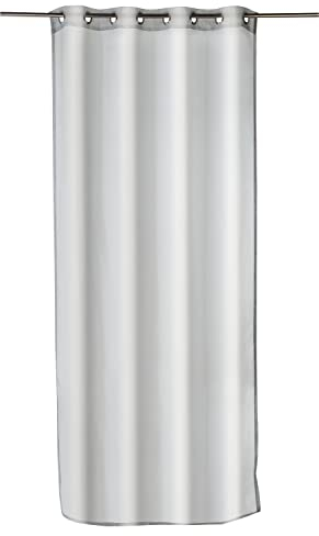 Home4You Ösenschal - Silbergrau - Polyester - 140 x 245 cm