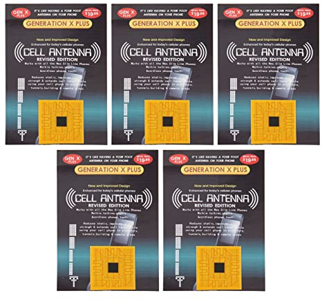 5 Stück Handy-Antennenverstärker, Selbstklebende Handy-Signalverstärker-Aufkleber für Verbessertes Handysignal, für Walkie Talkies, Summer, Schnurlose Heimtelefone