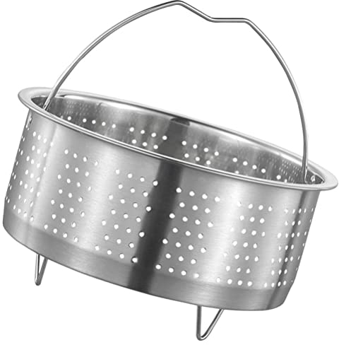 BESTonZON Stainless Steel Steamer Basket 14CM Steamer Basket for Pressure Cooker Rice Cook Steamer Insert Steaming Rack Vegetables Fruit Colander Strainer for Cooking Pot