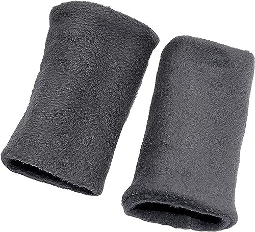Britta Meier Baumwoll-Fleece Pulswärmer aus Ostfriesland (Dunkelgrau)