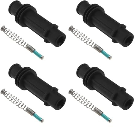 SG Store 4-teiliges Reparaturset für Zündspulen Gummihülsen Zündspulenabdeckung Feder Zündmodul Spulenpaket Kompatibel mit Adam Astra J Corsa D/E 95514599