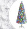 Tidyard Albero Natale Artificiale LED Bianco 240 cm Fibra Ottica,Albero Natale Artificiale,Albero di Natale,Albero Artificiale,Albero Natalizia,Atmosfera Natalizia