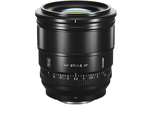 27mm/F1.2STM(X-mount) 27mm Fixed Focus Camera Lens Auto Focus Lens X-Mount APS-C F1.2 Large Aperture 11 Groups 15 Blades Motor Replacement for Fujifilm X-mount Camera