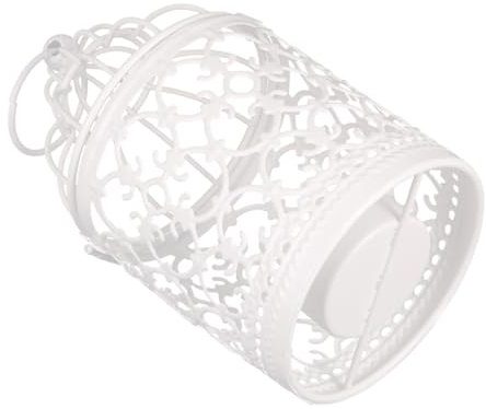 Schmuckhalter Hochzeitskerzenlaterne Eisenkerzenhalter Hängende Laterne Desktop-schmuck Vogelkäfig Laterne Kerzenständer Selber Basteln Led Schreibtisch Weiß Ornamente