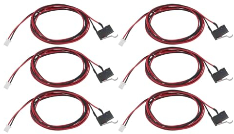 ECSiNG 6 Stück Mikro-Endschalter Momentan-Endschalter Touch-Mikro-Endschalter Schnapp-Mikroschalter Kompatibel mit Genmitsu 3020-PRO MAX CNC-Maschine