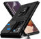 Kameraschutz Handyhülle für Samsung Galaxy Note 20 Ultra Hülle mit Displayschutz, Magnet Metall Ring Halter Note 20 Ultra Tasche Case Stoßfest Schutzhülle für Samsung Note 20 Ultra Handy (Schwarz)