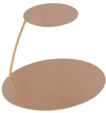 perfk Supporto per Torta in Ferro Artistico Supporto per Torta a Strati Supporto per espositore per Torta Decorativo per Matrimonio a 2 Livelli per, m