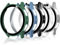 Bigqin 5 Piezas Protector de Pantalla Compatible con Samsung Galaxy Watch 7 40mm, con Vidrio Templado, Cubierta Completa, antiarañazos, Funda Protector Compatible con Galaxy Watch 7 40mm