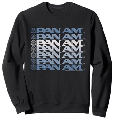 Pan Am Light Blue Gradient Cascade Sweatshirt