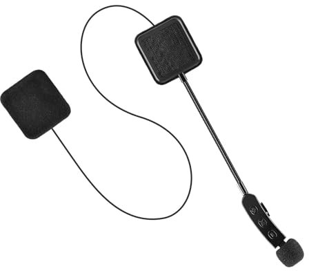 Helmets Wireless Headset, Wireless Racing Helmets Speakers, Thinnest Helmets Speakers, Waterproof Motorcycle Headset, V5.3 Intercom Speakers, Advanced Noise Control For 6 Riders Skiing And Riding