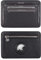 MAGATI CarWally MiniWallet mit Münzfach, RFID-Schutz - Mini Geldbörse Herren & Damen klein -mit AirTag-Fach- Kartenetui - Kartenhalter Einkaufswagenchip-Fach Portemonnaie - Geldbeutel - Schwarz