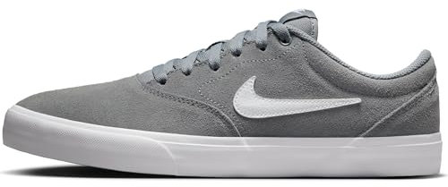 Nike SB Charge Wildleder (Herren) Schuh, Cool Grey/White-Cool Grey-White, 42 EU