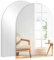 TSKDKIT 2pcs Wall Mirror 40 x 30 cm Stick On Mirror for Walls, Self Adhesive Frameless HD Glass Mirrors for Bathroom, Wardrobe Doors, Hallway, Bedroom (Arch)