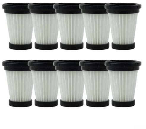 Lot de 10 filtres de rechange pour Moosoo K12 K12 Pro, K13 pour Invictus One 1.0, X7/2.0 pour Foxnovo 13KPA, filtres HEPA efficaces, pièges à papier, poussière/squames d'animaux, faciles à installer