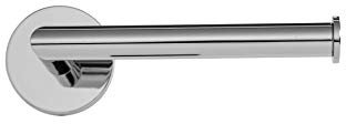 Croydex Flexi-Fix Epsom Toilet Roll Holder - Durable Chrome Toilet Paper Holder, Screw or Glue Installation, Use Existing Screw Holes, No Drilling Required, All Fixings Included, 5.4x16.2x7.8cm