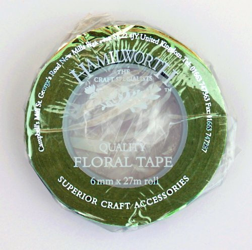 Sugarcraft & Cake Decorating-Nile Green Split Width Floristry Tape-for florist wires on Wedding Cakes & Celebration Cakes