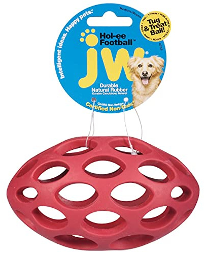 JW HOL-EE Roller Football Toy for Dogs Medium Size