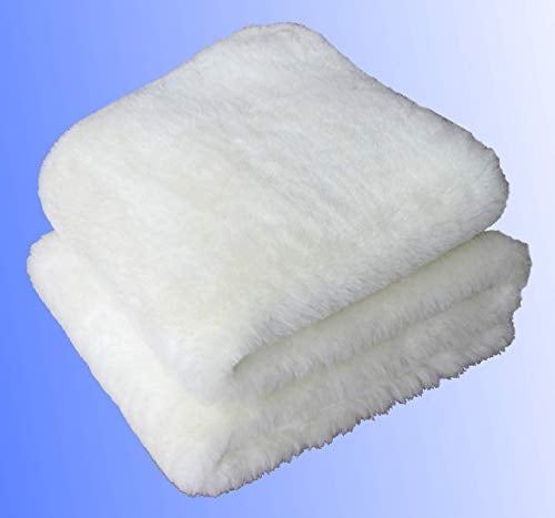 Antidekubitus Bettauflage aus Ultra-dichter Schurwolle LANAMED 50 x 80cm. Druckentlastend, scherkraftreduzierend, atmungsaktiv 30-95° C maschinenwaschbar und trocknergeeignet. 50 x 80 cm