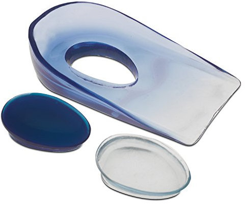 TECNIWORK Talonnettes antichocs en gel avec coussinets amovibles à densité graduée – 1 paire – Taille 35-40