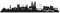 KLEBEHELD® Wandtattoo Magdeburg Skyline