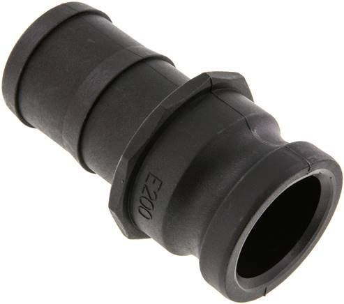 Kamlock-Stecker (E) 50 (2) mm Schlauch, Polypropylen Werkstoff:Polypropylen* DN:50 (2) mm PN:6bar