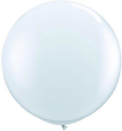 Qualatex 3ft Diamond Clear Latex Balloon - 2pk
