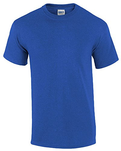Gildan Mens Heavy Cotton Short Sleeve T-Shirt (L) (Cobalt Blue)