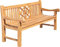 CLP Teak-Gartenbank Florida I Sitzbank Mit Ergonomischer Sitzfläche Aus Vollholz I Sitzhöhe: 44 cm, Farbe:Teak, Größe:200 cm
