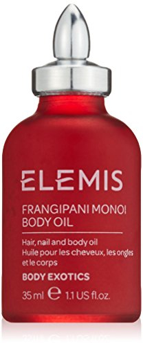 Elemis Frangipani Monoi Körperöl, Körper-, Nagel- und Haaröl, Pflegt, Macht Geschmeidig, Mehrzweck-Öl für Massage, Feuchtigkeitspflege, Ultra-hydratisierendes Öl, Essentiell für Spa, Reisegröße 35ml