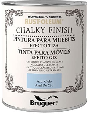 Rust-Oleum Bruguer Chalky Finish pintura para muebles Azul Cielo 750 ml