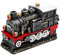 Dekohelden24 Räucher - Lokomotive in künstlich gealterter Optik, Höhe 11 cm Breite 6,5 cm Länge 16 cm