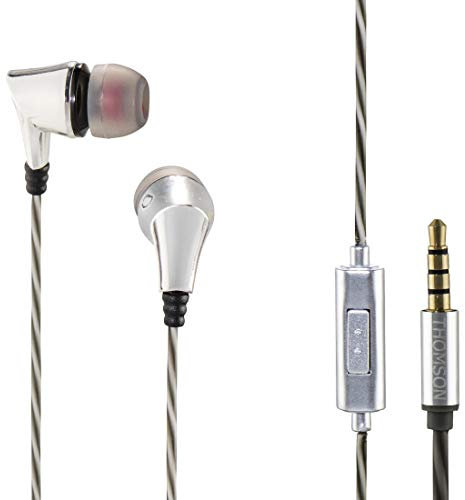 Thomson Kabelgebundene Kopfhörer EAR3207SI (kabelgebunden, Kopfhörer, binaural, im Ohr, 20 – 20.000 Hz), silberfarben