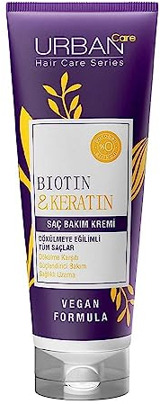 URBAN Care Biotin & Keratin Haarpflege speziell für ausfall neigendes Haar 250ml - Vegan