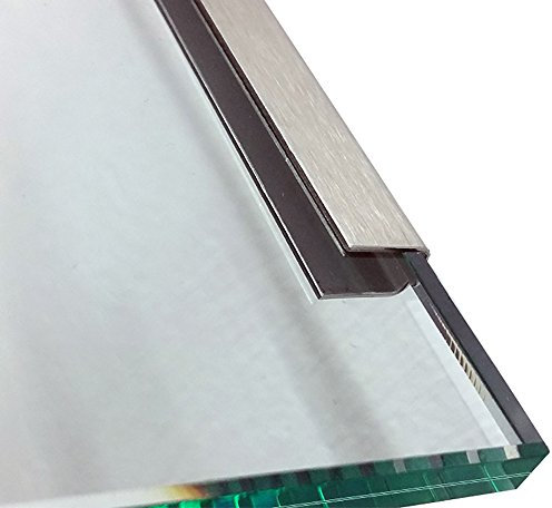 2 Einfassprofil U-Profil 1,0mm axb=12mm c=10mm (innen08mm) L= 1000 mm Edelstahl gebürstet Korn 320 1.4301