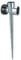 Orbit 96037 Pincho Zinc Porta Aspersor, Verde