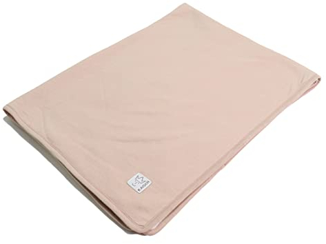 Kaiser 6531834 JERSEY BLANKET Winter, coperta per neonati per navicella, tessuto puck, neonato, adatta per l'autunno/inverno, coperta accogliente, 75 x 100 cm, col.mud