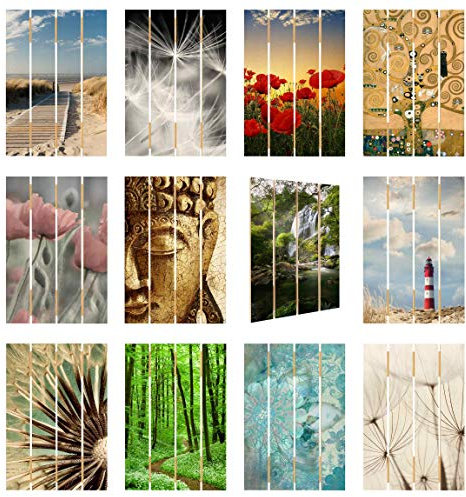Bilderwelten Holzbild Top Hochformat 3:2 Vintage Buddha 70 x 48cm